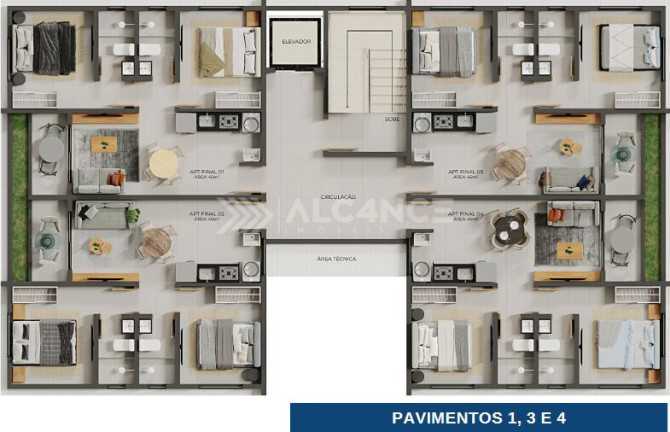 Imagem Apartamento com 2 Quartos à Venda, 45 m² em Cristo Redentor - João Pessoa Imagem Apartamento com 2 Quartos à Venda, 45 m² em Cristo Redentor - João Pessoa