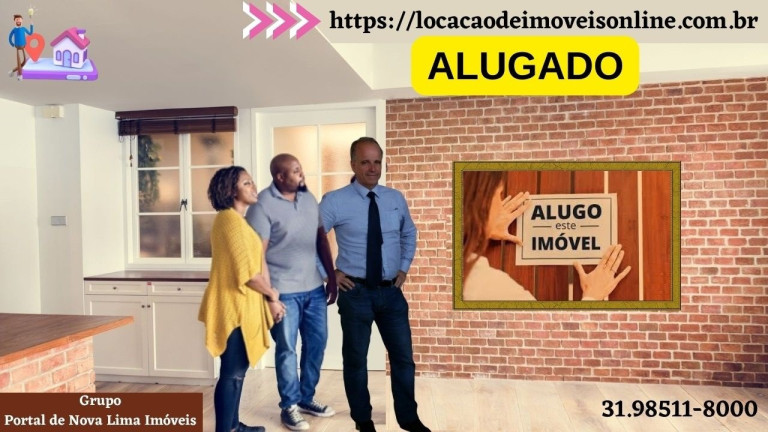 Imagem Apartamento com 2 Quartos para Alugar, 50 m² em Chácara Dos Cristais - Nova Lima