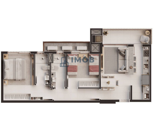 Imagem Apartamento com 2 Quartos à Venda, 78 m² em Centro - Balneário Piçarras