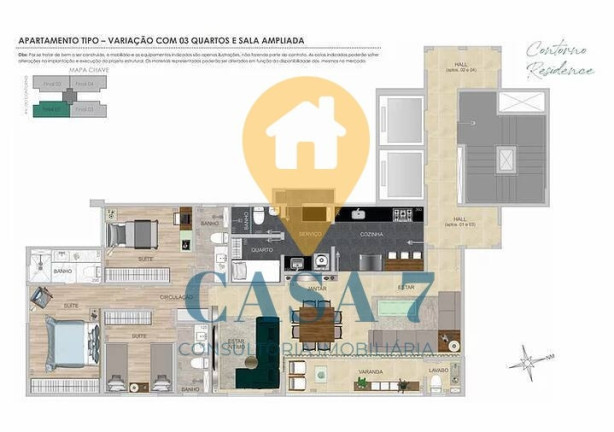 Imagem Apartamento com 4 Quartos à Venda, 130 m² em Lourdes - Belo Horizonte