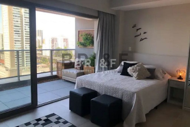 Apartamento com 1 Quarto para Alugar, 40 m² em Brooklin Paulista - São Paulo