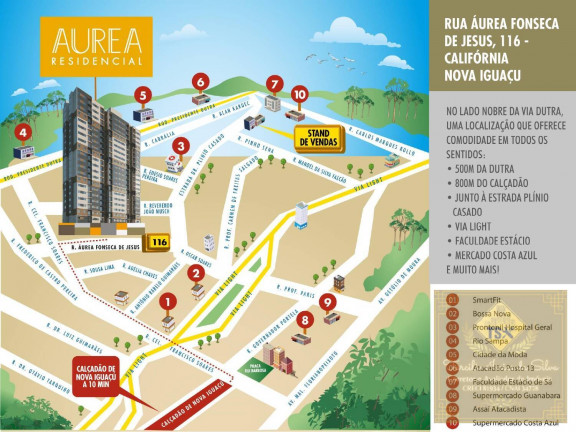 Imagem Apartamento com 2 Quartos à Venda, 53 m² em Califórnia - Nova Iguaçu