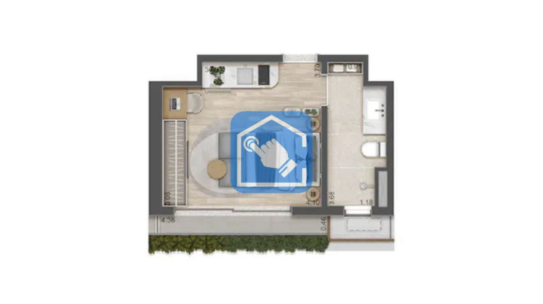 Imagem Apartamento com 1 Quarto à Venda, 26 m² em Cerqueira César - São Paulo Imagem Apartamento com 1 Quarto à Venda, 26 m² em Cerqueira César - São Paulo