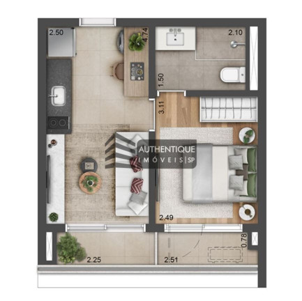 Imagem Apartamento com 1 Quarto à Venda, 46 m² em Moema - São Paulo Imagem Apartamento com 1 Quarto à Venda, 46 m² em Moema - São Paulo