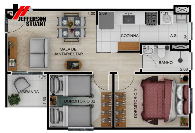 Imagem Apartamento com 3 Quartos à Venda, 73 m² em São Dimas - Guaratinguetá Imagem Apartamento com 3 Quartos à Venda, 73 m² em São Dimas - Guaratinguetá