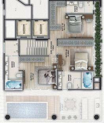 Imagem Imóvel com 3 Quartos à Venda, 220 m² em 2 Quadra Centro - Balneário Camboriú