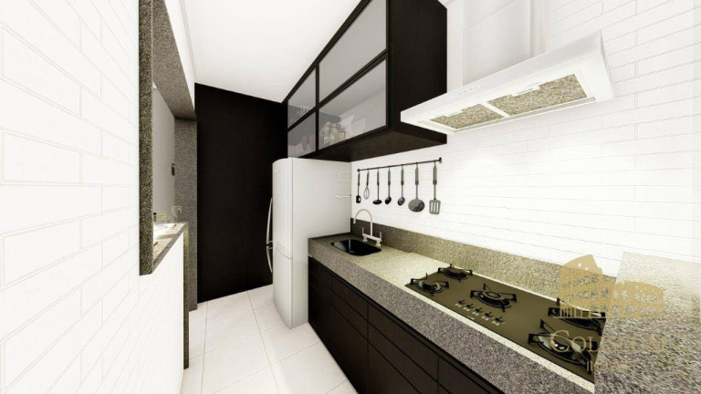 Imagem Apartamento com 1 Quarto à Venda, 46 m² em Caiçara - Praia Grande
