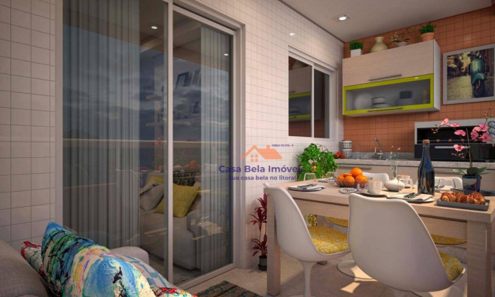 Imagem Apartamento com 2 Quartos à Venda, 56 m² em Vila Guilhermina - Praia Grande Imagem Apartamento com 2 Quartos à Venda, 56 m² em Vila Guilhermina - Praia Grande