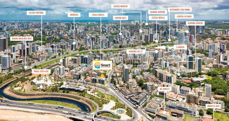 Imagem Apartamento com 1 Quarto à Venda, 30 m² em Costa Azul - Salvador
