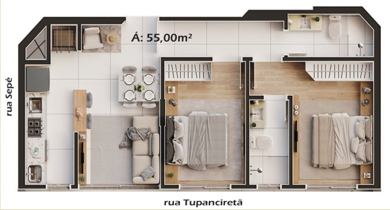 Imagem Apartamento com 2 Quartos à Venda, 77 m² em Capão Da Canoa - Capão Da Canoa Imagem Apartamento com 2 Quartos à Venda, 77 m² em Capão Da Canoa - Capão Da Canoa