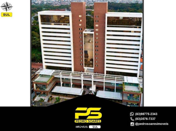 Sala Comercial à Venda, 38 m² em Bancários - João Pessoa