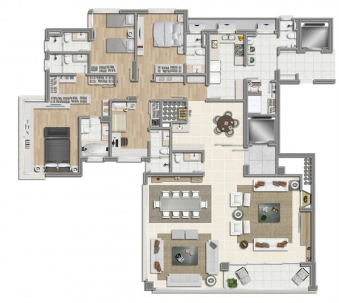 Imagem Imóvel com 4 Quartos à Venda, 257 m² em Bela Vista - Porto Alegre Imagem Imóvel com 4 Quartos à Venda, 257 m² em Bela Vista - Porto Alegre
