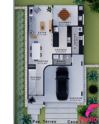 Imagem Casa com 3 Quartos à Venda, 180 m² em Campeche - Florianópolis Imagem Casa com 3 Quartos à Venda, 180 m² em Campeche - Florianópolis