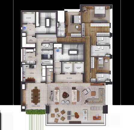 Imagem Apartamento com 4 Quartos à Venda, 303 m² em Itaim Bibi - São Paulo Imagem Apartamento com 4 Quartos à Venda, 303 m² em Itaim Bibi - São Paulo
