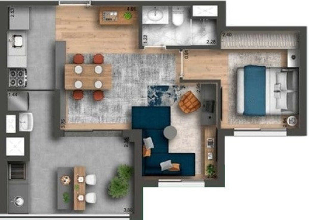 Imagem Imóvel com 3 Quartos à Venda, 69 m² em Chácara Klabin - São Paulo Imagem Imóvel com 3 Quartos à Venda, 69 m² em Chácara Klabin - São Paulo