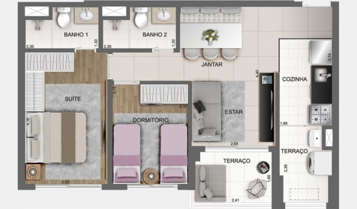 Imagem Apartamento com 3 Quartos à Venda, 72 m² em Chácara Santo Antônio (zona Sul) - São Paulo Imagem Apartamento com 3 Quartos à Venda, 72 m² em Chácara Santo Antônio (zona Sul) - São Paulo