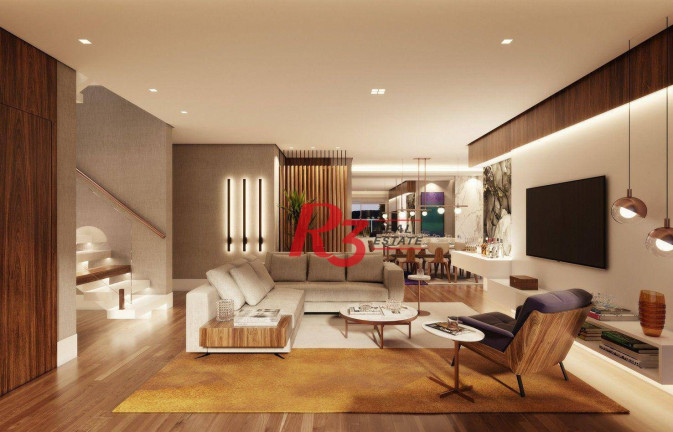 Cobertura com 3 Quartos à Venda, 214 m² em Ponta Da Praia - Santos