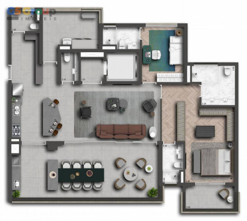 Imagem Apartamento com 3 Quartos à Venda, 213 m² em Alto Da Boa Vista - São Paulo Imagem Apartamento com 3 Quartos à Venda, 213 m² em Alto Da Boa Vista - São Paulo