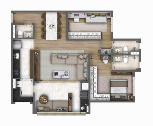 Imagem Apartamento com 3 Quartos à Venda, 93 m² em Ipiranga - São Paulo Imagem Apartamento com 3 Quartos à Venda, 93 m² em Ipiranga - São Paulo