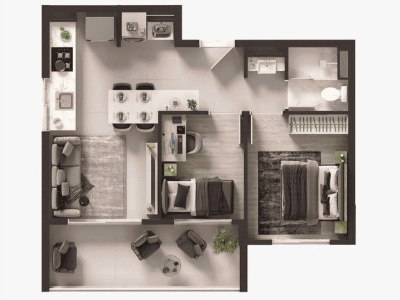 Imagem Imóvel com 1 Quarto à Venda, 32 m² em Morumbi - São Paulo Imagem Imóvel com 1 Quarto à Venda, 32 m² em Morumbi - São Paulo