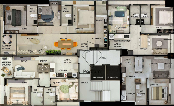 Imagem Apartamento com 2 Quartos à Venda, 55 m² em Intermares - Cabedelo Imagem Apartamento com 2 Quartos à Venda, 55 m² em Intermares - Cabedelo
