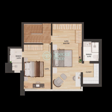 Imagem Cobertura com 2 Quartos à Venda, 250 m² em Brooklin - São Paulo Imagem Cobertura com 2 Quartos à Venda, 250 m² em Brooklin - São Paulo