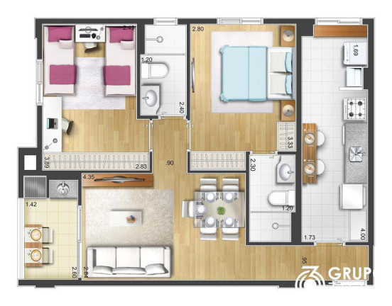 Imagem Apartamento com 2 Quartos à Venda, 66 m² em Santa Maria - São Caetano Do Sul Imagem Apartamento com 2 Quartos à Venda, 66 m² em Santa Maria - São Caetano Do Sul