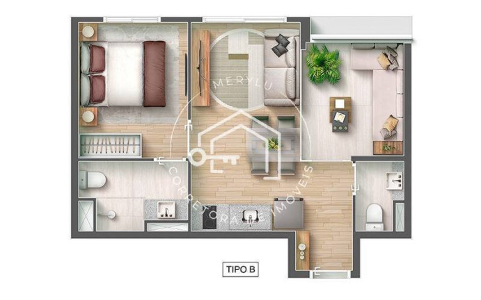 Imagem Apartamento com 1 Quarto à Venda, 37 m² em Butantã - São Paulo