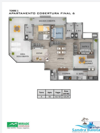 Imagem Apartamento com 2 Quartos à Venda, 67 m² em Itaguá - Ubatuba