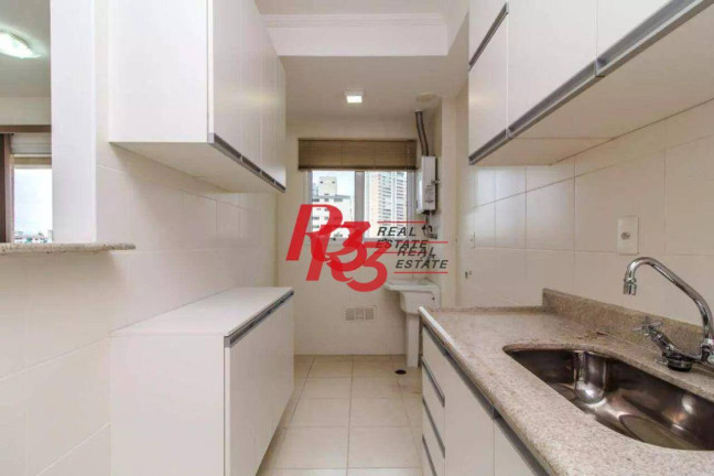 Imagem Apartamento com 1 Quarto para Alugar, 51 m² em José Menino - Santos