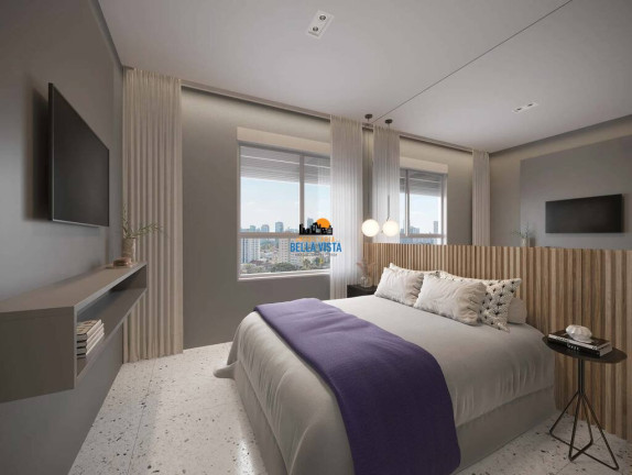Imagem Apartamento com 1 Quarto à Venda, em Brooklin Novo - São Paulo Imagem Apartamento com 1 Quarto à Venda, em Brooklin Novo - São Paulo