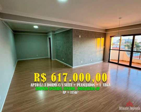 Imagem Apartamento com 3 Quartos à Venda, 115 m² em Jardim América - Indaiatuba Imagem Apartamento com 3 Quartos à Venda, 115 m² em Jardim América - Indaiatuba