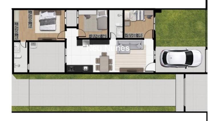 Imagem Casa com 3 Quartos à Venda, 71 m² em Bairro Alto - Curitiba Imagem Casa com 3 Quartos à Venda, 71 m² em Bairro Alto - Curitiba