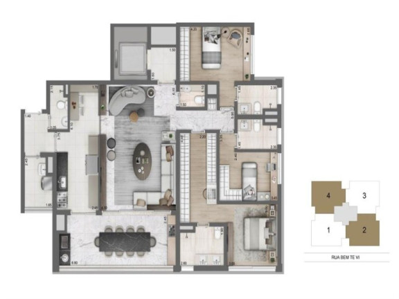 Imagem Apartamento com 3 Quartos à Venda, 149 m² em Moema - São Paulo Imagem Apartamento com 3 Quartos à Venda, 149 m² em Moema - São Paulo
