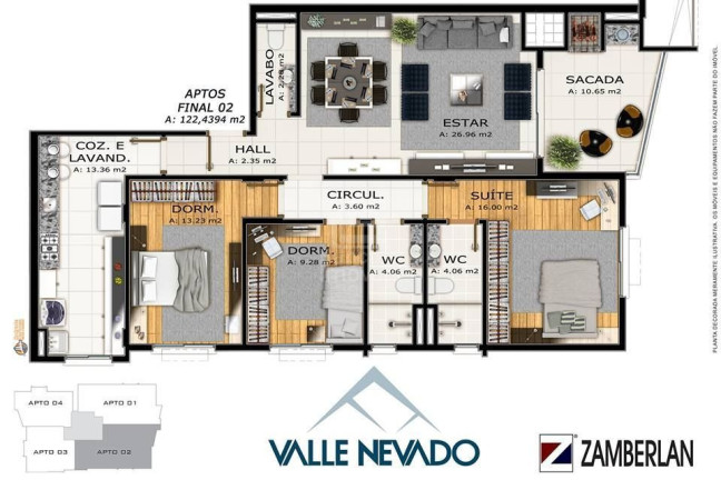 Imagem Apartamento com 2 Quartos à Venda, 122 m² em Nossa Senhora De Lourdes - Santa Maria Imagem Apartamento com 2 Quartos à Venda, 122 m² em Nossa Senhora De Lourdes - Santa Maria