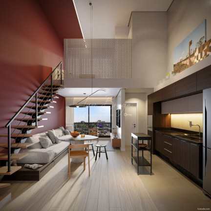 Imagem Apartamento com 1 Quarto à Venda, 30 m² em Campo Comprido - Curitiba