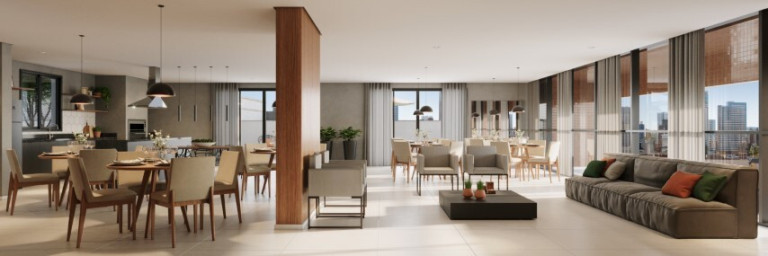Imagem Apartamento com 1 Quarto à Venda, 31 m² em Centro - Curitiba