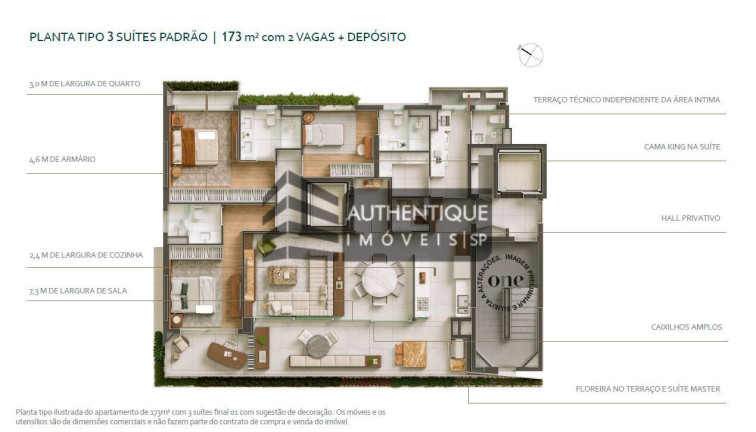 Imagem Apartamento com 3 Quartos à Venda, 173 m² em Itaim Bibi - São Paulo Imagem Apartamento com 3 Quartos à Venda, 173 m² em Itaim Bibi - São Paulo