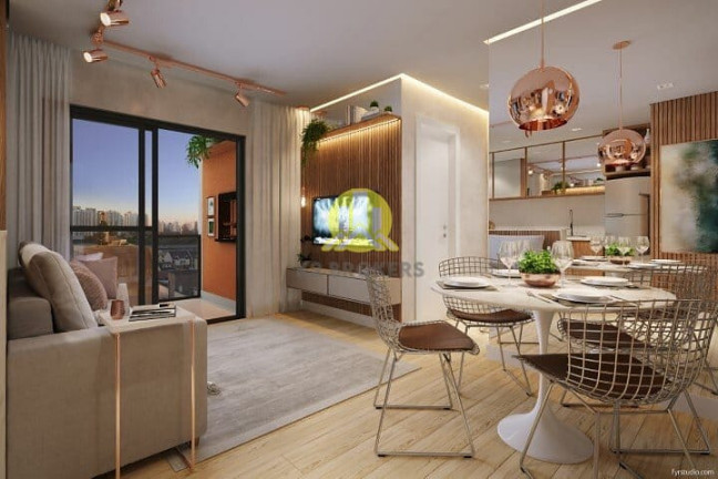 Imagem Studio com 1 Quarto à Venda, 28 m² em Portão - Curitiba Imagem Studio com 1 Quarto à Venda, 28 m² em Portão - Curitiba