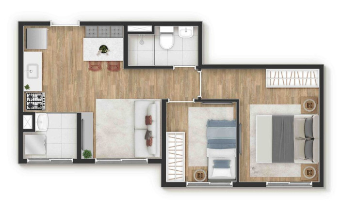 Foto do imóvel Apartamento com 2 Quartos à Venda, 37 m² em Jurubatuba - São Paulo