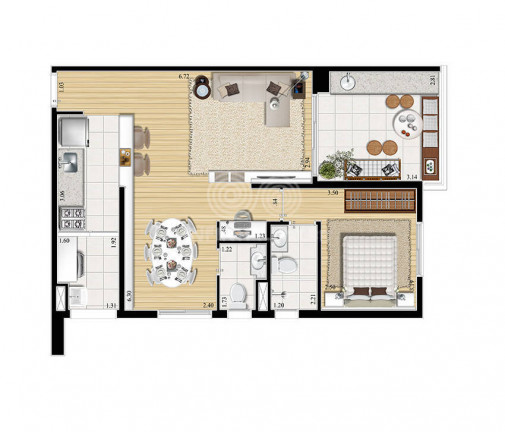 Imagem Apartamento com 2 Quartos à Venda, 67 m² em Vila Mariana - São Paulo