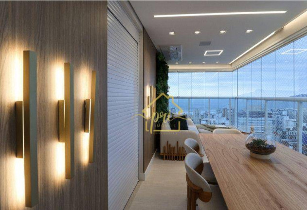 Apartamento com 3 Quartos à Venda, 134 m² em Gonzaga - Santos