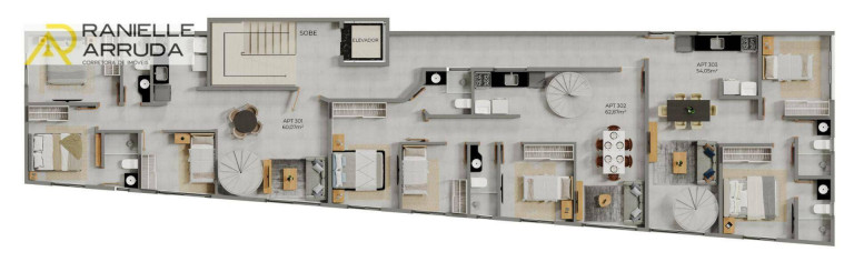 Imagem Apartamento com 2 Quartos à Venda, 48 m² em Poço - Cabedelo Imagem Apartamento com 2 Quartos à Venda, 48 m² em Poço - Cabedelo
