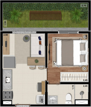 Imagem Apartamento com 1 Quarto à Venda, 35 m² em Jabaquara - São Paulo Imagem Apartamento com 1 Quarto à Venda, 35 m² em Jabaquara - São Paulo