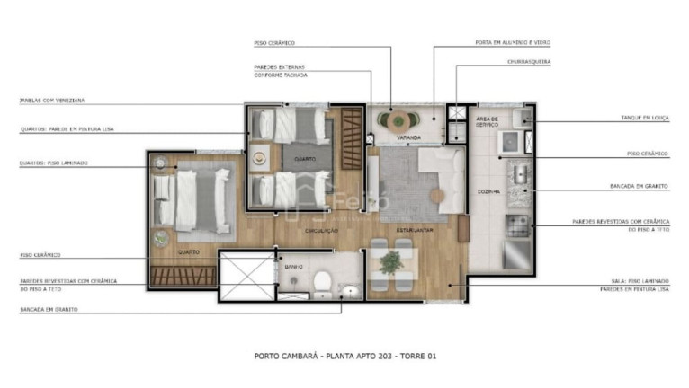 Imagem Apartamento com 2 Quartos à Venda, 44 m² em Jardim Itu - Porto Alegre