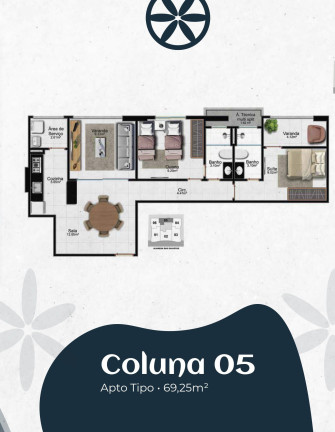 Imagem Apartamento com 2 Quartos à Venda, 69 m² em Enseada Azul - Guarapari Imagem Apartamento com 2 Quartos à Venda, 69 m² em Enseada Azul - Guarapari
