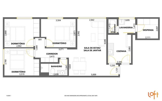 Imagem Apartamento com 3 Quartos à Venda, 82 m² em Campo Belo - São Paulo