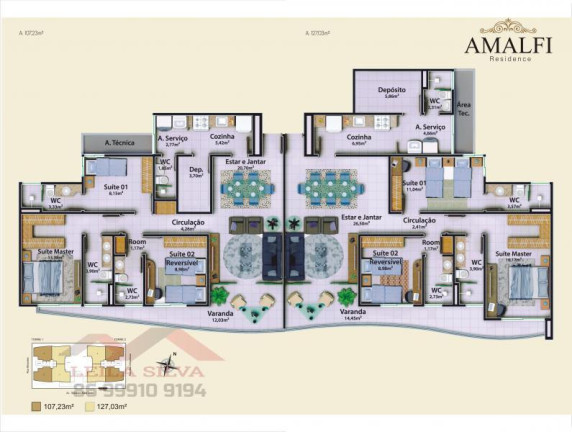 Imagem Apartamento à Venda, 107 m² em Jóquei - Teresina Imagem Apartamento à Venda, 107 m² em Jóquei - Teresina