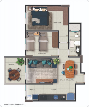 Imagem Apartamento com 2 Quartos à Venda, 60 m² em Canto Do Forte - Praia Grande Imagem Apartamento com 2 Quartos à Venda, 60 m² em Canto Do Forte - Praia Grande