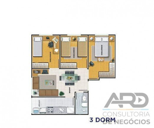 Imagem Apartamento com 2 Quartos à Venda, 40 m² em Vila Taquari - São Paulo